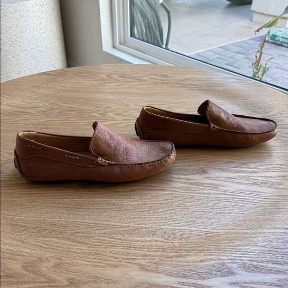 Massimo Matteo Brown Leather Loafers main image 6